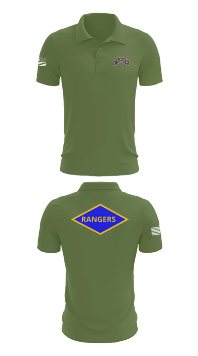 5th Rangers 1510549 Short Sleeve Performance Polo - 47