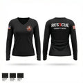 North Towanda Fire Rescue 73768228 Women's Long Sleeve V-neck Shirt - 1
