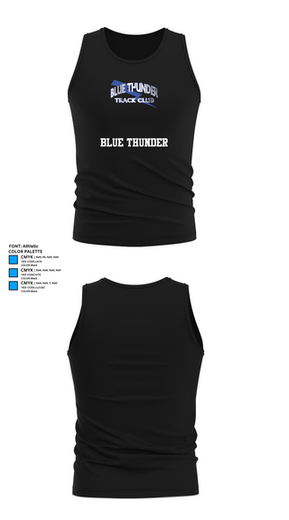 Tank Top, Blue Thunder, Track & Field, Teamtime, Team time, sublimation, custom sports apparel, team uniforms, spirit wear, spiritwear, sports uniforms, custom shirts, team store, custom team store, fundraiser sports, apparel fundraiser