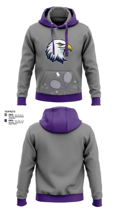 Albion Purple Eagles 96100388 Hoodie - 3