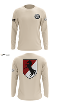 White Platoon Raging RhinosUs Army Long Sleeve Performance Shirt 2