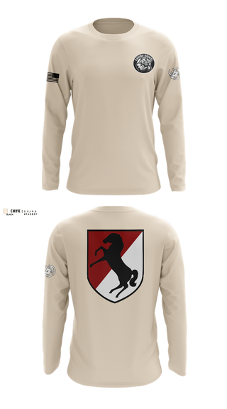 Long Sleeve Performance Shirt, , Army, Teamtime, Team time, sublimation, custom sports apparel, team uniforms, spirit wear, spiritwear, sports uniforms, custom shirts, team store, custom team store, fundraiser sports, apparel fundraiser