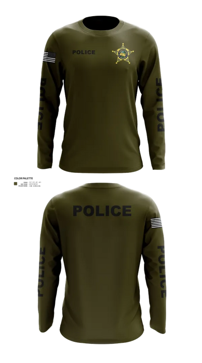 St. Joseph County Police Department 17172359 Long Sleeve Performance Shirt 82