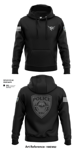 Hoodie, MOUNT VERNON EMERGENCY SERVICES UNIT, Police, Teamtime, Team time, sublimation, custom sports apparel, team uniforms, spirit wear, spiritwear, sports uniforms, custom shirts, team store, custom team store, fundraiser sports, apparel fundraiser