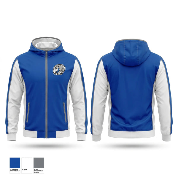 Windbreaker, York Falcons, Cheer, Teamtime, Team time, sublimation, custom sports apparel, team uniforms, spirit wear, spiritwear, sports uniforms, custom shirts, team store, custom team store, fundraiser sports, apparel fundraiser