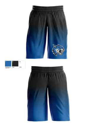 Mens Basketball Shorts, Wildcats, Men's Basketball, Teamtime, Team time, sublimation, custom sports apparel, team uniforms, spirit wear, spiritwear, sports uniforms, custom shirts, team store, custom team store, fundraiser sports, apparel fundraiser