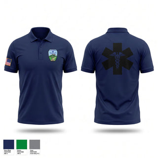 Short Sleeve Performance Polo, Clintwood Rescue Squad, EMS/EMT, Teamtime, Team time, sublimation, custom sports apparel, team uniforms, spirit wear, spiritwear, sports uniforms, custom shirts, team store, custom team store, fundraiser sports, apparel fundraiser