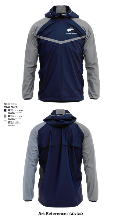 Kettering Firebirds Windbreaker - 1