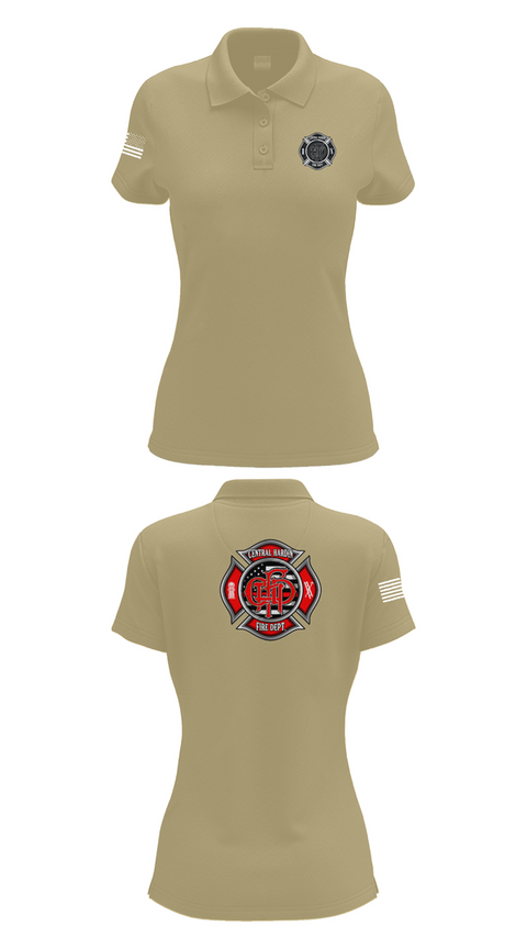 Womens Short Sleeve Performance Polo, Central, , Teamtime, Team time, sublimation, custom sports apparel, team uniforms, spirit wear, spiritwear, sports uniforms, custom shirts, team store, custom team store, fundraiser sports, apparel fundraiser
