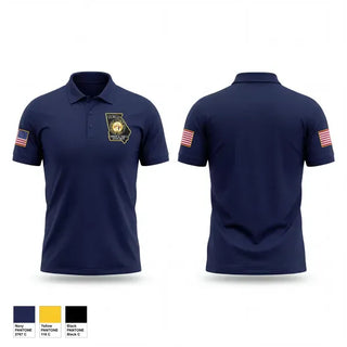 Short Sleeve Performance Polo, Georgia Department of Public Safety, Police, Teamtime, Team time, sublimation, custom sports apparel, team uniforms, spirit wear, spiritwear, sports uniforms, custom shirts, team store, custom team store, fundraiser sports, apparel fundraiser