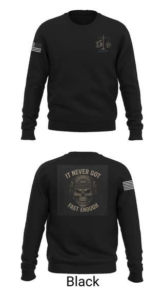 Crew Neck Sweatshirt, LPD, Police, Teamtime, Team time, sublimation, custom sports apparel, team uniforms, spirit wear, spiritwear, sports uniforms, custom shirts, team store, custom team store, fundraiser sports, apparel fundraiser