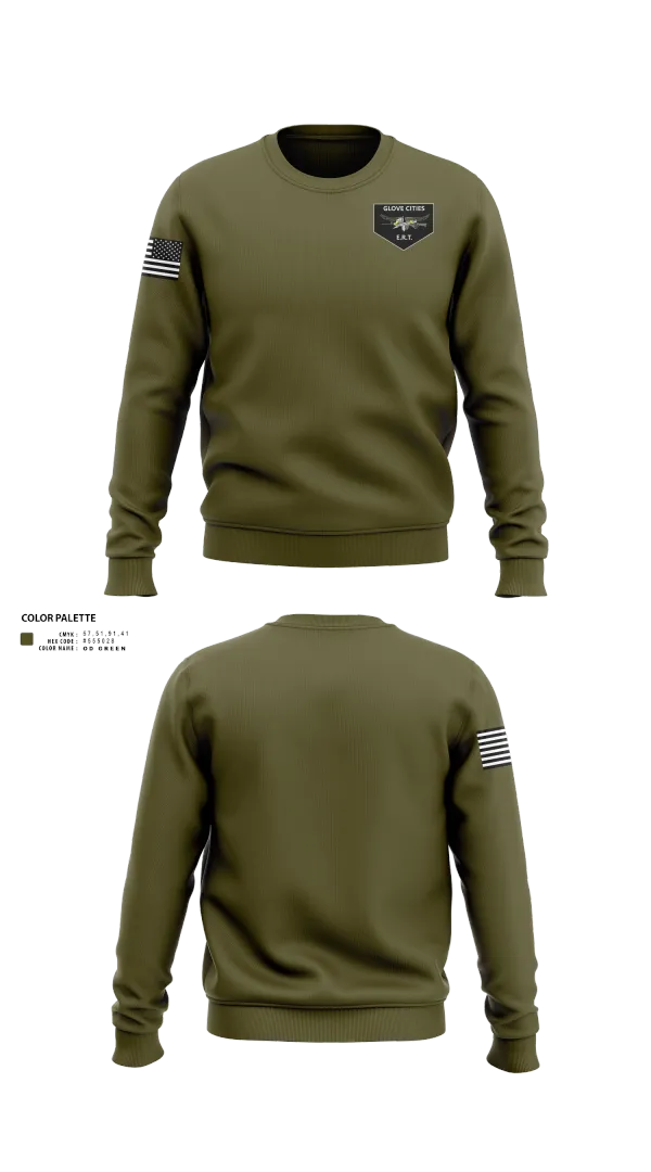 Crew Neck Sweatshirt, Glove Cities ERT, , Teamtime, Team time, sublimation, custom sports apparel, team uniforms, spirit wear, spiritwear, sports uniforms, custom shirts, team store, custom team store, fundraiser sports, apparel fundraiser