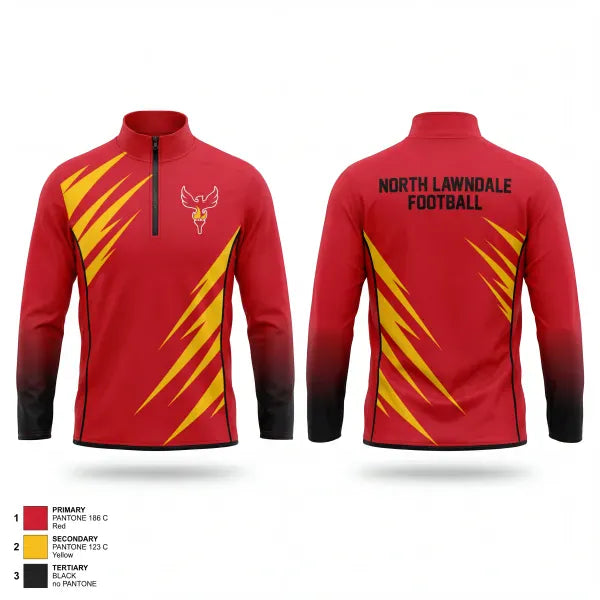 Quarter Zip Jacket, North Lawndale College Prep, , Teamtime, Team time, sublimation, custom sports apparel, team uniforms, spirit wear, spiritwear, sports uniforms, custom shirts, team store, custom team store, fundraiser sports, apparel fundraiser