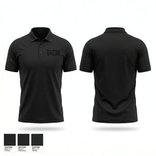 Short Sleeve Performance Polo, New Britain SWAT, Police, Teamtime, Team time, sublimation, custom sports apparel, team uniforms, spirit wear, spiritwear, sports uniforms, custom shirts, team store, custom team store, fundraiser sports, apparel fundraiser