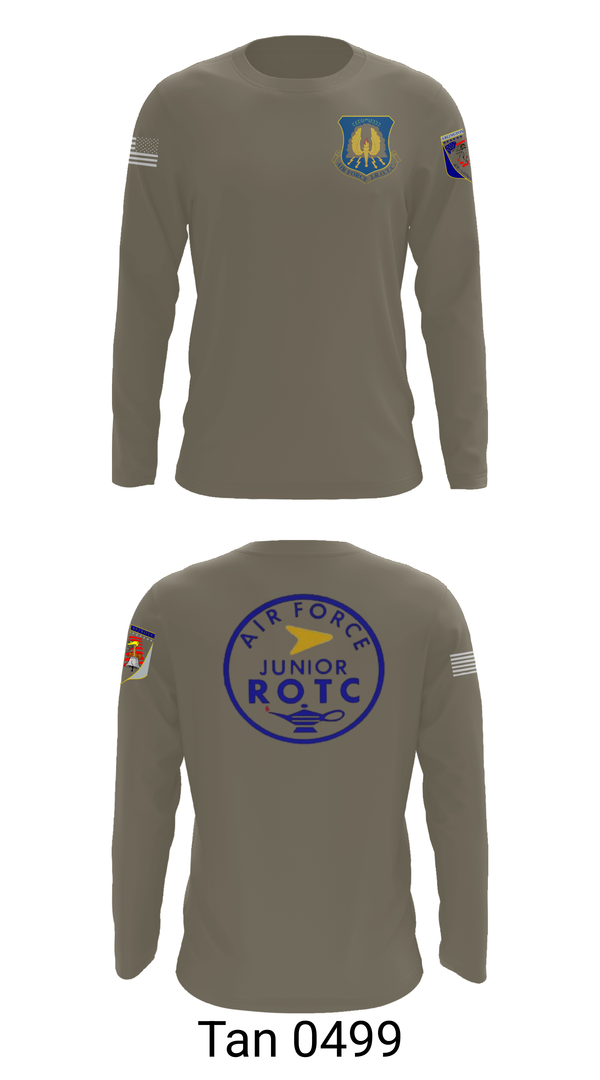 Long Sleeve Performance Shirt, 61st Eagle Squadron, Air Force, Teamtime, Team time, sublimation, custom sports apparel, team uniforms, spirit wear, spiritwear, sports uniforms, custom shirts, team store, custom team store, fundraiser sports, apparel fundraiser