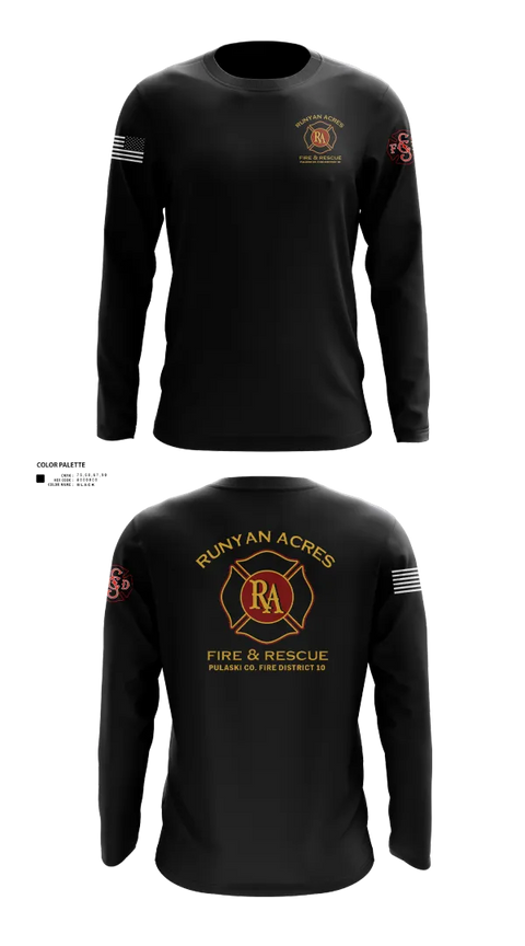 Long Sleeve Performance Shirt, RUNYAN ACRES FIRE DEPARTMENT, , Teamtime, Team time, sublimation, custom sports apparel, team uniforms, spirit wear, spiritwear, sports uniforms, custom shirts, team store, custom team store, fundraiser sports, apparel fundraiser