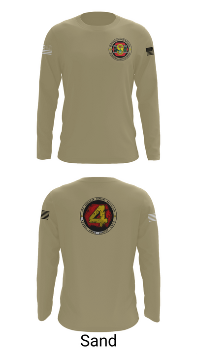 9th Engineer Support Battalion 95542880 Long Sleeve Performance Shirt 86