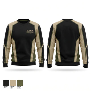 Crew Neck Sweatshirt, APEX PROTECTION & INVESTIGATIONS GROUP, Police, Teamtime, Team time, sublimation, custom sports apparel, team uniforms, spirit wear, spiritwear, sports uniforms, custom shirts, team store, custom team store, fundraiser sports, apparel fundraiser