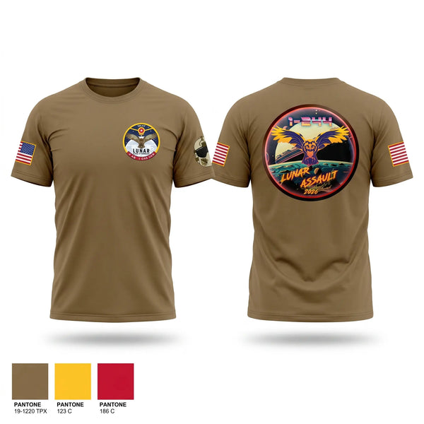 Old School Cotton Feel Shirt, C Co. 1-244 Assault Helicopter Battalion, Army, Teamtime, Team time, sublimation, custom sports apparel, team uniforms, spirit wear, spiritwear, sports uniforms, custom shirts, team store, custom team store, fundraiser sports, apparel fundraiser