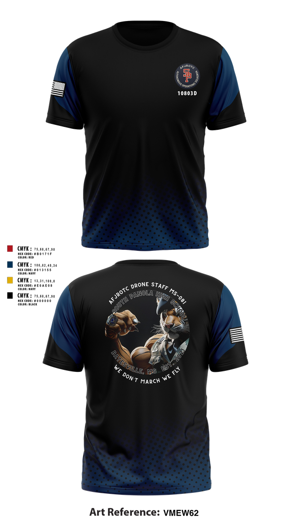 Short Sleeve Performance Shirt, AFJROTC MS-081 DRONE TEAM, , Teamtime, Team time, sublimation, custom sports apparel, team uniforms, spirit wear, spiritwear, sports uniforms, custom shirts, team store, custom team store, fundraiser sports, apparel fundraiser