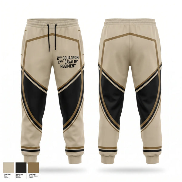 Sweatpants, 2nd Squadron 17th Cavalry Regiment, Army, Teamtime, Team time, sublimation, custom sports apparel, team uniforms, spirit wear, spiritwear, sports uniforms, custom shirts, team store, custom team store, fundraiser sports, apparel fundraiser