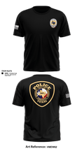 Crockett Police Department 97881074 Short Sleeve Performance Shirt - 1