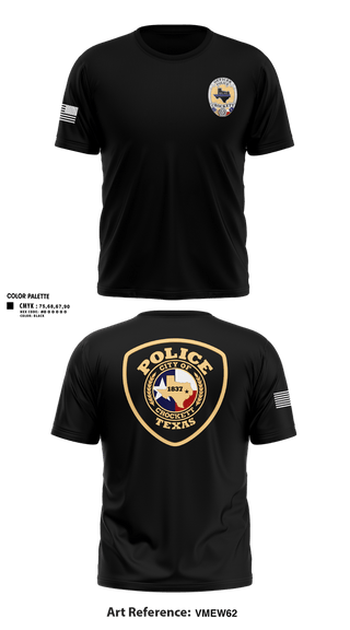 Old School Cotton Feel Shirt, Crockett Police Department, Police, Teamtime, Team time, sublimation, custom sports apparel, team uniforms, spirit wear, spiritwear, sports uniforms, custom shirts, team store, custom team store, fundraiser sports, apparel fundraiser