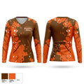 Weequahic Indians 76322154 Women's Long Sleeve V-neck Shirt - 1