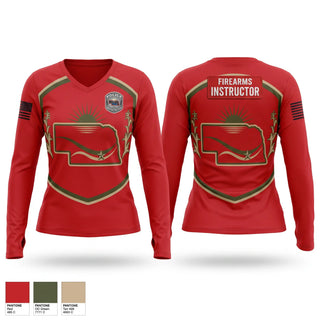 Womens Long Sleeve Vneck Shirt, Grand Island Police, Police, Teamtime, Team time, sublimation, custom sports apparel, team uniforms, spirit wear, spiritwear, sports uniforms, custom shirts, team store, custom team store, fundraiser sports, apparel fundraiser