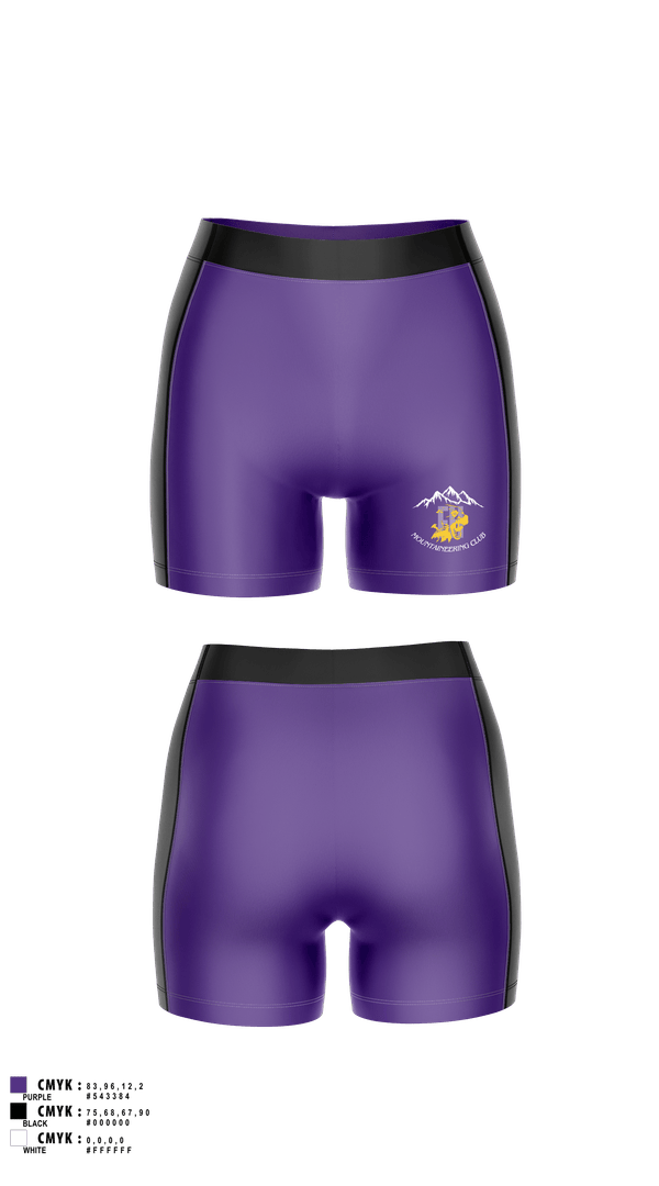 Womens Compression Shorts, FHHS Mountaineering Club, Women's Volleyball, Teamtime, Team time, sublimation, custom sports apparel, team uniforms, spirit wear, spiritwear, sports uniforms, custom shirts, team store, custom team store, fundraiser sports, apparel fundraiser