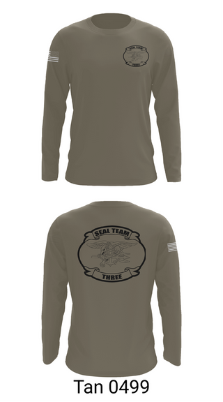 Long Sleeve Performance Shirt, SEAL team 3, Navy, Teamtime, Team time, sublimation, custom sports apparel, team uniforms, spirit wear, spiritwear, sports uniforms, custom shirts, team store, custom team store, fundraiser sports, apparel fundraiser