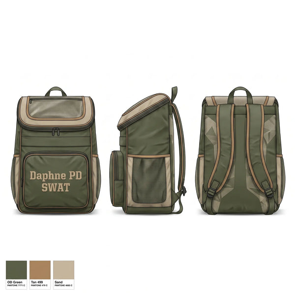 Gear Bag, Daphne PD SWAT, Police, Teamtime, Team time, sublimation, custom sports apparel, team uniforms, spirit wear, spiritwear, sports uniforms, custom shirts, team store, custom team store, fundraiser sports, apparel fundraiser