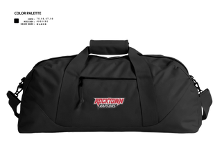 Duffle Bag, Rocktown High School Basketball, Men's Basketball, Teamtime, Team time, sublimation, custom sports apparel, team uniforms, spirit wear, spiritwear, sports uniforms, custom shirts, team store, custom team store, fundraiser sports, apparel fundraiser