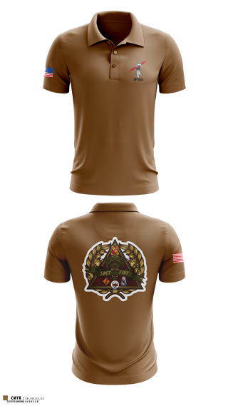 Short Sleeve Performance Polo, 1P FIST, Army, Teamtime, Team time, sublimation, custom sports apparel, team uniforms, spirit wear, spiritwear, sports uniforms, custom shirts, team store, custom team store, fundraiser sports, apparel fundraiser