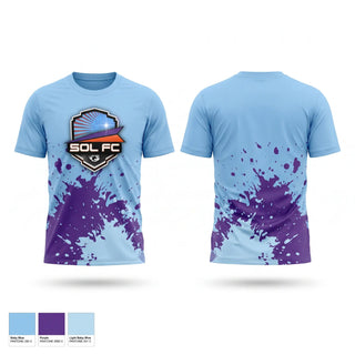 Short Sleeve Performance Shirt, Sol FC, Men's Soccer, Teamtime, Team time, sublimation, custom sports apparel, team uniforms, spirit wear, spiritwear, sports uniforms, custom shirts, team store, custom team store, fundraiser sports, apparel fundraiser