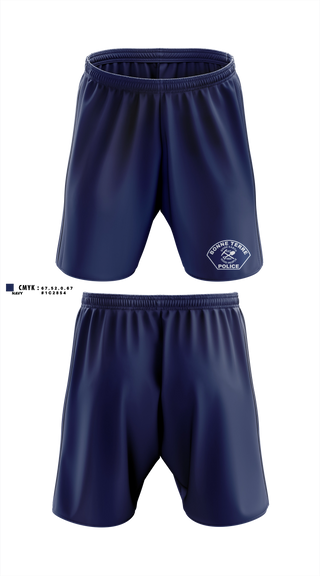 Athletic Shorts With Pockets, Bonne Terre PD, Police, Teamtime, Team time, sublimation, custom sports apparel, team uniforms, spirit wear, spiritwear, sports uniforms, custom shirts, team store, custom team store, fundraiser sports, apparel fundraiser