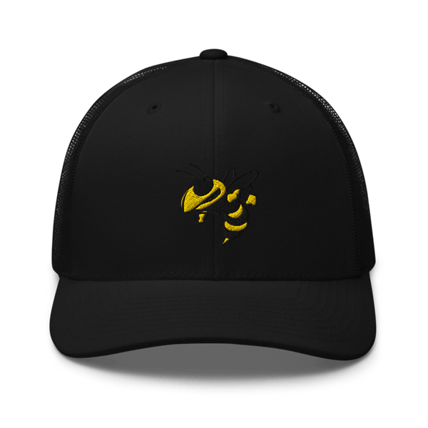 Wynne Yellowjackets 3239649 Retro Trucker Hat | Yupoong 6606