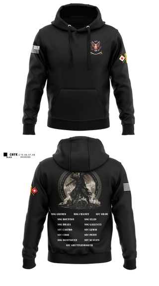 Hoodie, Senior Leaders Course FY26-009, Army, Teamtime, Team time, sublimation, custom sports apparel, team uniforms, spirit wear, spiritwear, sports uniforms, custom shirts, team store, custom team store, fundraiser sports, apparel fundraiser