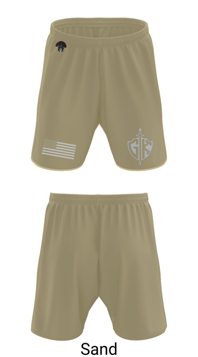 HQ PLT, A CO, USDB BN (CORR) 15623117 Athletic Shorts With Pockets - 89