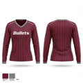 Bullets 49162363 Women's Long Sleeve V-neck Shirt - 1