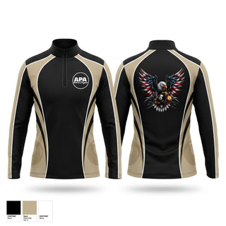 Quarter Zip Jacket, First Coast APA, Golf, Teamtime, Team time, sublimation, custom sports apparel, team uniforms, spirit wear, spiritwear, sports uniforms, custom shirts, team store, custom team store, fundraiser sports, apparel fundraiser