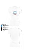 The Debrief Project 12610988 Women's Short Sleeve V-neck Shirt - 18