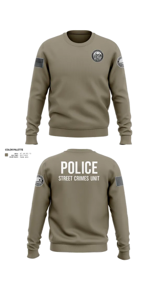 Crew Neck Sweatshirt, STREET CRIMES, , Teamtime, Team time, sublimation, custom sports apparel, team uniforms, spirit wear, spiritwear, sports uniforms, custom shirts, team store, custom team store, fundraiser sports, apparel fundraiser