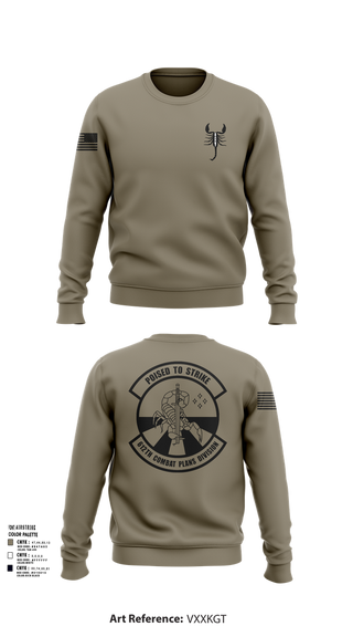 Crew Neck Sweatshirt, 612 Combat Plans Division, , Teamtime, Team time, sublimation, custom sports apparel, team uniforms, spirit wear, spiritwear, sports uniforms, custom shirts, team store, custom team store, fundraiser sports, apparel fundraiser