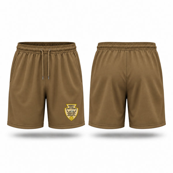 Athletic Shorts With Pockets, Atoka County Sheriff’s Office, Police, Teamtime, Team time, sublimation, custom sports apparel, team uniforms, spirit wear, spiritwear, sports uniforms, custom shirts, team store, custom team store, fundraiser sports, apparel fundraiser
