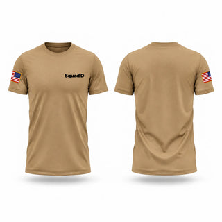 Old School Cotton Feel Shirt, Squad D, Police, Teamtime, Team time, sublimation, custom sports apparel, team uniforms, spirit wear, spiritwear, sports uniforms, custom shirts, team store, custom team store, fundraiser sports, apparel fundraiser