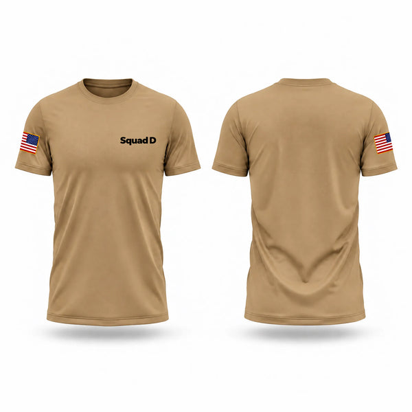 Old School Cotton Feel Shirt, Squad D, Police, Teamtime, Team time, sublimation, custom sports apparel, team uniforms, spirit wear, spiritwear, sports uniforms, custom shirts, team store, custom team store, fundraiser sports, apparel fundraiser