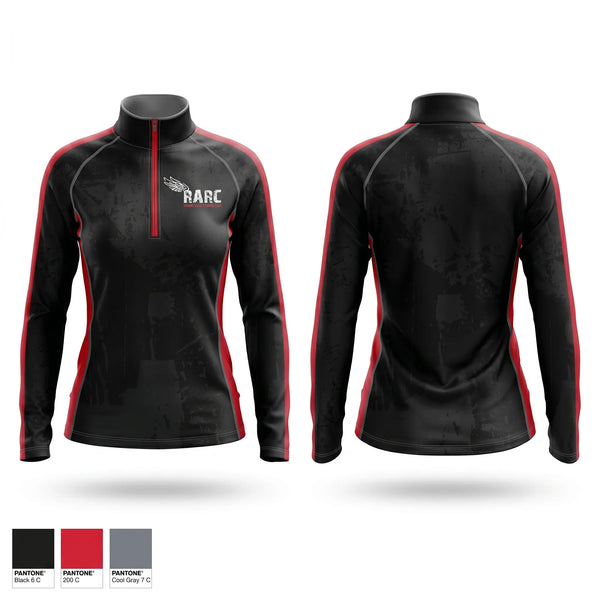 Quarter Zip Jacket, Racine Area Running Club, Spirit Store, Teamtime, Team time, sublimation, custom sports apparel, team uniforms, spirit wear, spiritwear, sports uniforms, custom shirts, team store, custom team store, fundraiser sports, apparel fundraiser