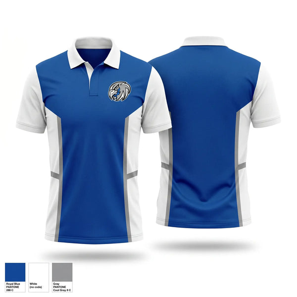 Short Sleeve Performance Polo, York Falcons, Cheer, Teamtime, Team time, sublimation, custom sports apparel, team uniforms, spirit wear, spiritwear, sports uniforms, custom shirts, team store, custom team store, fundraiser sports, apparel fundraiser