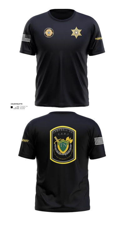C.C.S.O. CERT 25474985 Short Sleeve Performance Shirt - 100